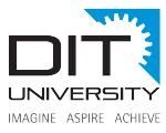 DIT University logo