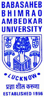 Babasaheb Bhimrao Ambedkar University logo